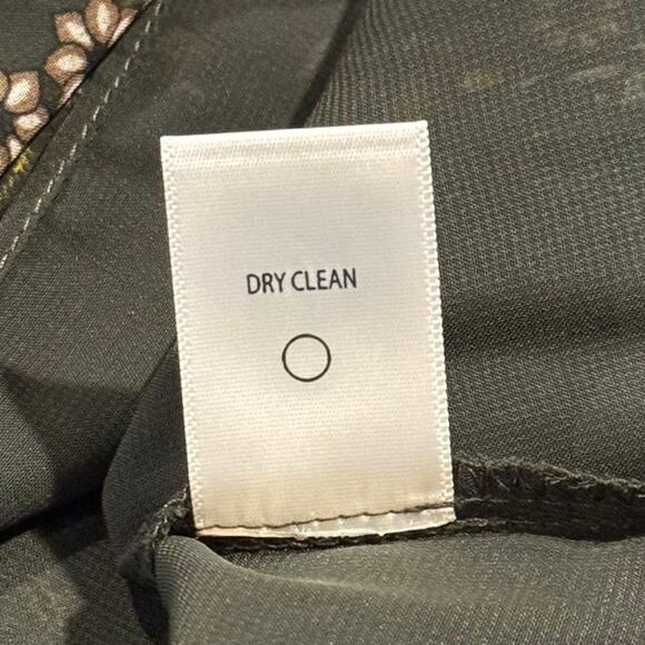 Max Studio Top Boho Cottage Fairy Whimsigoth Floral Bell Sleeve Green Size Large - Picture 5 of 6